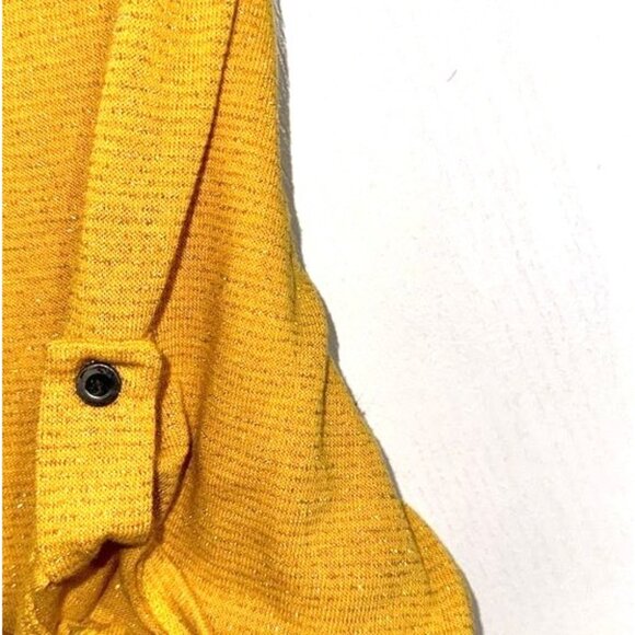 Yellow Impulsive Womens V-Neck Sparkle Tee - 2X Size - Picture 5 of 7